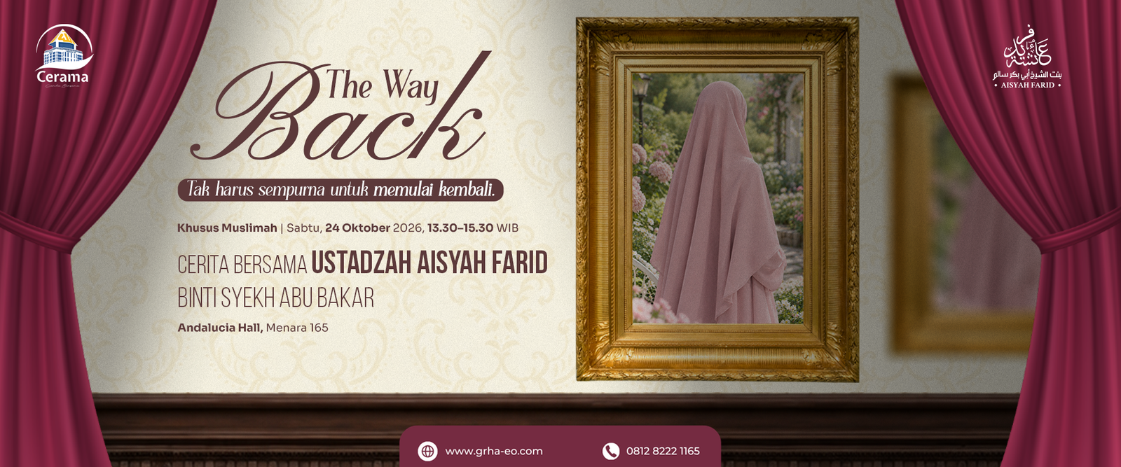 Kajian Ustadzah Aisyah Farid: The Way Back